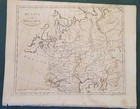 1797 Antique Map Of Russia Moscow Moscovy Engraving Art Print Original Poland 