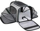 Airline Approved Portable Pet Carrier 2 Sides Expandable Soft-sided Large Cat   