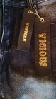 Vicious Button Zip Denim Black Straight Men s Jeans Grommet 5-pocket
