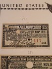 18 Early 1900s Railroad Bond Coupons Payable In Gold Coins Rare