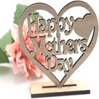 Binaryabc Happy Mother s Day Wooden Ornament mother  S Day Decorative Craft 