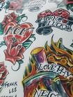1995 Rare Lot Of 9 Frank Lee Traditional Vintage Tattoo Flash Sheets Jax Fl