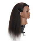 100  Human Hair Mannequin Head Hairdresser Manikin Training Cosmetology Doll
