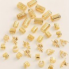40 80pcs Hair Rings Braids Dreadlocks Loc Jewelry Hollow Hair Cuffs Diy