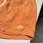 Nike Orange Swim Shorts Men s Mesh Lining Elastic Waist Drawstring Pockets