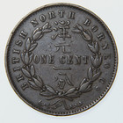 1886 British North Borneo 1 Cent -3502-