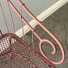 Garden Bench Rod Iron - Mid-century Modern - Indoor Or Outdoor