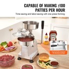 4  5  6  Commercial Burger Patty Maker Hamburger Press Forming Machine