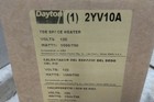 Dayton 2yv10a 120vac 2560 5120 Btuh 80 Cfm Electric Kickspace Heater