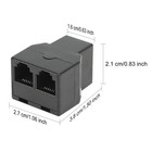 Rj12 6p6c 1 Female To 2 Female Telephone Line Splitters  Telephone Landline C   