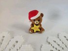 Lot Of Vtg Russ Berrie Christmas Miniature Figures - Cat Mouse Teddy Bear  Angel