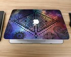 For Macbook Pro Air 11 13 15 16 Sky Galaxy Rubberized Hard Case  keyboard Cover