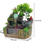 Tabletop Water Fountain Zen Meditation Indoor Waterfall Feature With Led Light