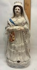 19the Century 12   Staffordshire Full Standing White Gold  Queen Victoria Figure