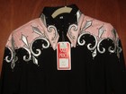Western Pleasure Showmanship All Day Show Shirt Jacket Sparkling   Crystals L-xl