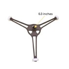 1-pack Microwave Oven Flat Turntable Ring Roller Glass Plate Tray Triple Arm    