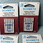 Schmetz Sewing Machine Needles 10 Assorted New Packs Leather Universal Hemstitch