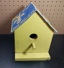 Wood Birdhouse With Alaska Roof License Plate 1966 67 North To The Future Totem 