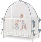 Baby Crib Tent Safety Net  Durable Strong Self-locking Zippers  Protects From 