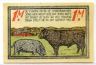 1921 Germany Seeth Notgeld 1 Mark Note  ng219 
