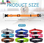 30 Pcs Reflective Dog Collar Bulk Adjustable Nylon Puppy Collar For Small Medium