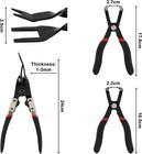 3pcs Body Clip Removal Pliers Set Including 30 Degree  80 Degree Push Pin Pliers
