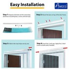 Awoco 38  X 84  Vinyl Climate Control Slide-in Strip Curtain Nsf Walk-in Cooler