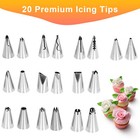 Cake Decorating Supplies Kit With 12  Aluminum Rotating Cake Turntable Stand