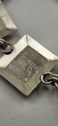 Vintage Sterling Silver Malachite Bracelet Q t  Navajo Style Southwestern 7in 
