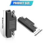 Usngsny Sae Polarity Reverse Adapter - Quick Disconnect 4-pack  4-pack 