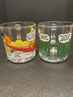 1978 Mcdonald s Garfield Glass Mugs Jim Davis Set Of Two  2  Cups