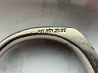  Antique Handcuffs W key Pat  Nov 28 1882   Hard To Unlock  Fair Used Condition 