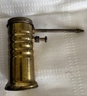 Vintage Eagle No  66 Finger Pump Brass Oiler Oil Can Straight Shaft