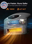 Smart Wall Heater  1500w Portable Heaters For Indoor Use