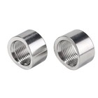 2pcs O2 Oxygen Sensor Bung M18 X 1 5 Notched O2 Sensor Bung 304 Stainl Ess Steel