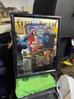 Captain Morgan Original Spiced Rum Bar Mirror Framed Vintage Wall Decor 
