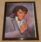 2- Framed Elvis Presley Posters