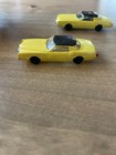 Vintage  1 87 Scale Plastic Cars For Ho Train Layout - Lot Of 4