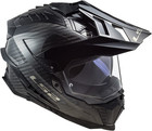 New Ls2 Explorer Carbon Adventure Dirt Bike Helmet Matte Black All Sizes
