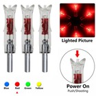 6pcs Lighted Nocks For Crossbow With  300 7 62mm Inside Diameter Led Nocks Arrow