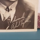 Vintage 1930s Robert Taylor Headshot Photograph Facsimile Signed 