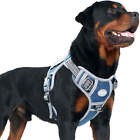 Auroth Tactical Dog Harness Adjustable Dog Vest With Handle - Denim