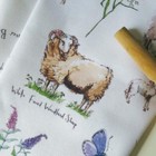 Samuel Lamont Tea Towel Out In The Fields 100  Cotton