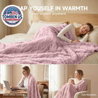 Heated Blanket 50  x60    Soft Heated Throw Blanket pink