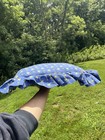 Vintage Ruffled Square Decorative Pillow 