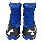 Under Armour Youth 4y Big Kid Highlight Clutch Fit High Top Blue Football Cleats