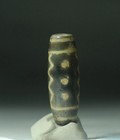 Rare Pre-1800s Indo tibetan Old Agate 4 Zigzag Line  6 Eye Dzi Bead 13 39mm