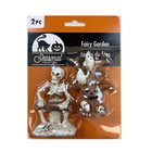 New 2 Pcs Village Spooky Miniature Halloween Fairy Garden Figures Ghost Tree