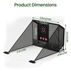 10x7ft Golf Practice Net W  Target Cloth Driving Golf Hitting Training Net