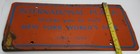 1964-65 Ny World   s Fair Metal License Plate International Plaza Vintage Souvenir